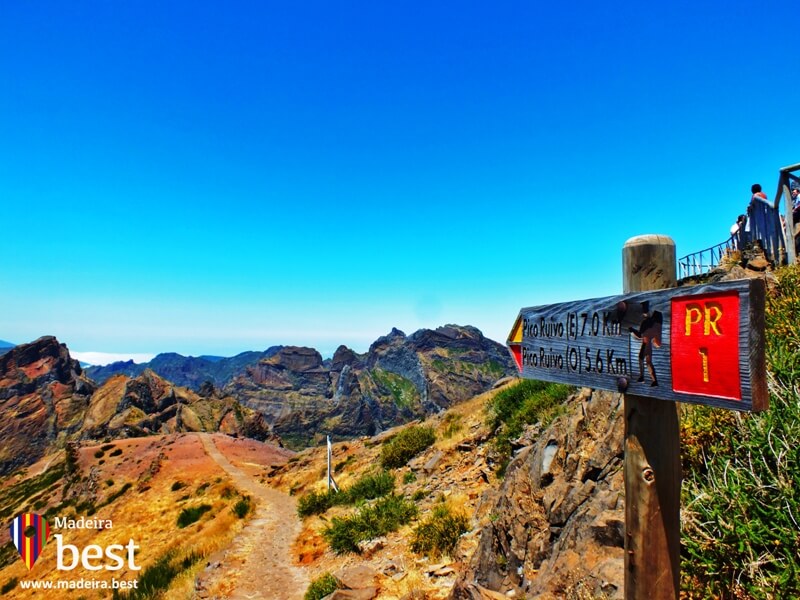 Pico do Areeiro viewpoint in Madeira Island